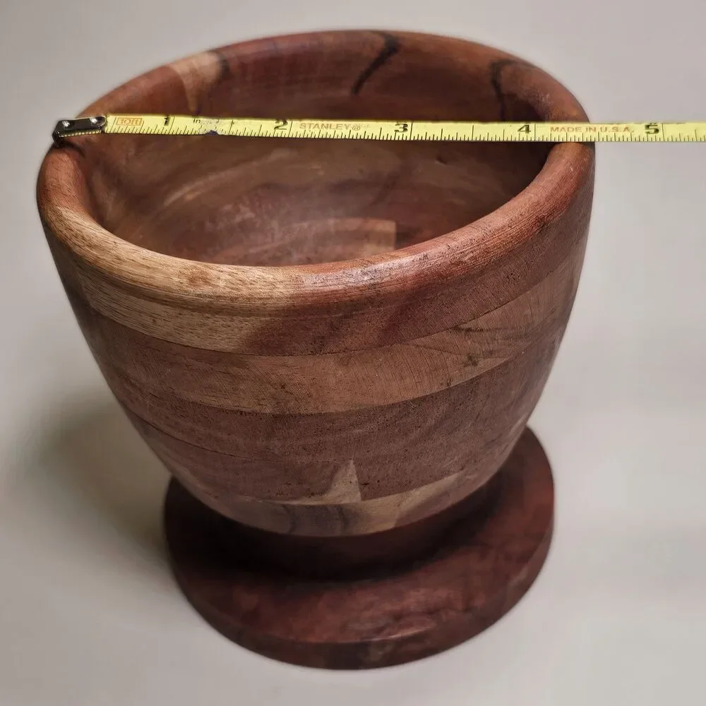 Wooden Cup/Mortar Made In India Gorgeous
